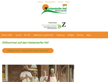 Tablet Screenshot of kattendorfer-hof.de